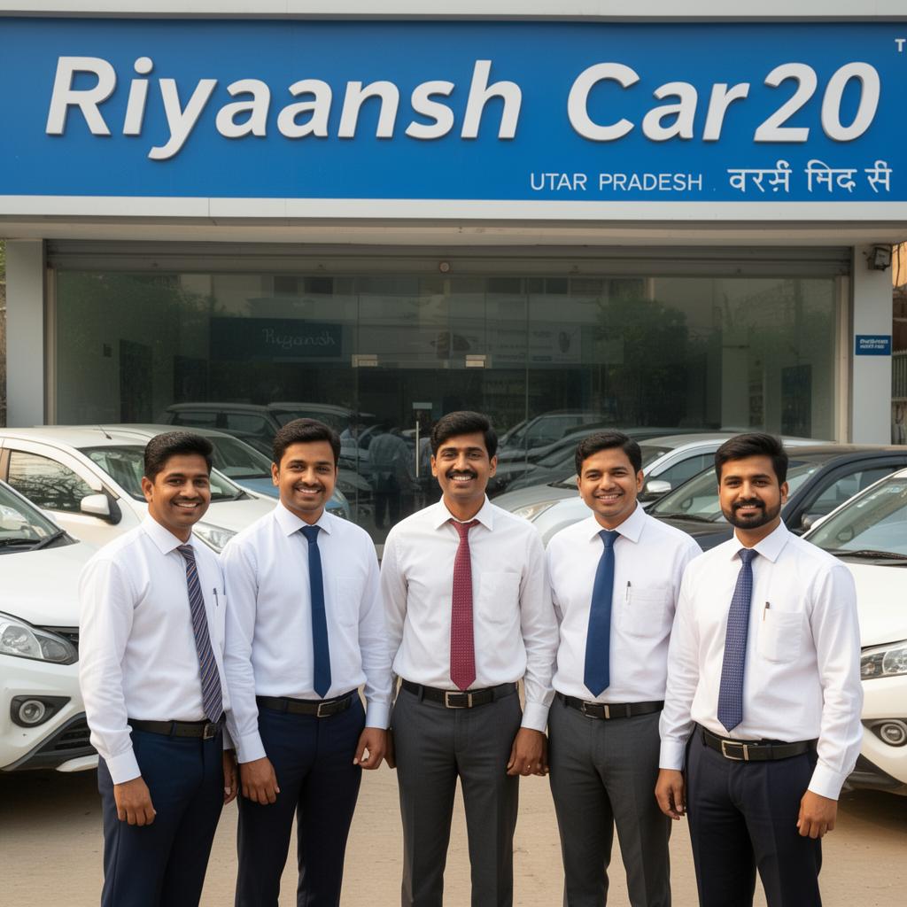 Riyaansh Car20 Indian auto dealer shop and team